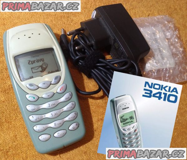 Nokia 3410 - se zcela novou baterií a nabíječkou!!!