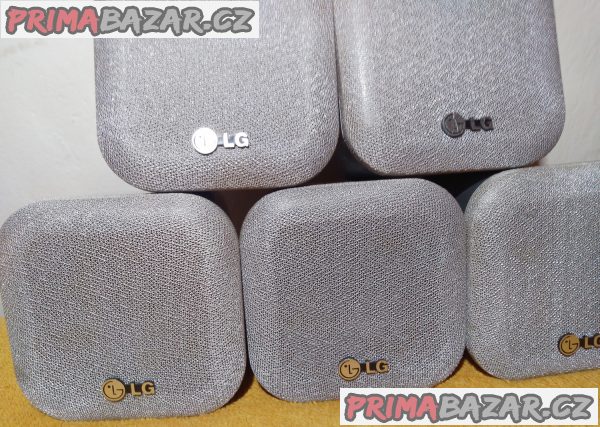 Sada 5 ks reproduktorů LG z domácího kina. Sada 5 ks reproduktorů LG z domácího kina.