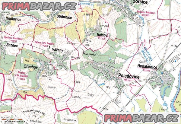 Polešovice okres Uherské Hradiště prodej pozemků orná půda 3.878 m2 Polešovice okres Uherské Hradiště prodej pozemků orná půda 3.878 m2