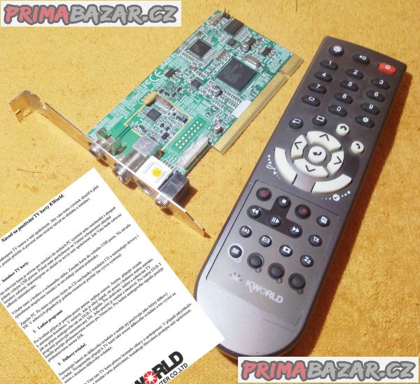 TV karta pro PC - KWorld s ovladačem!!! TV karta pro PC - KWorld s ovladačem!!!