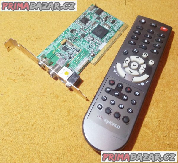 TV karta pro PC - KWorld s ovladačem!!! TV karta pro PC - KWorld s ovladačem!!!
