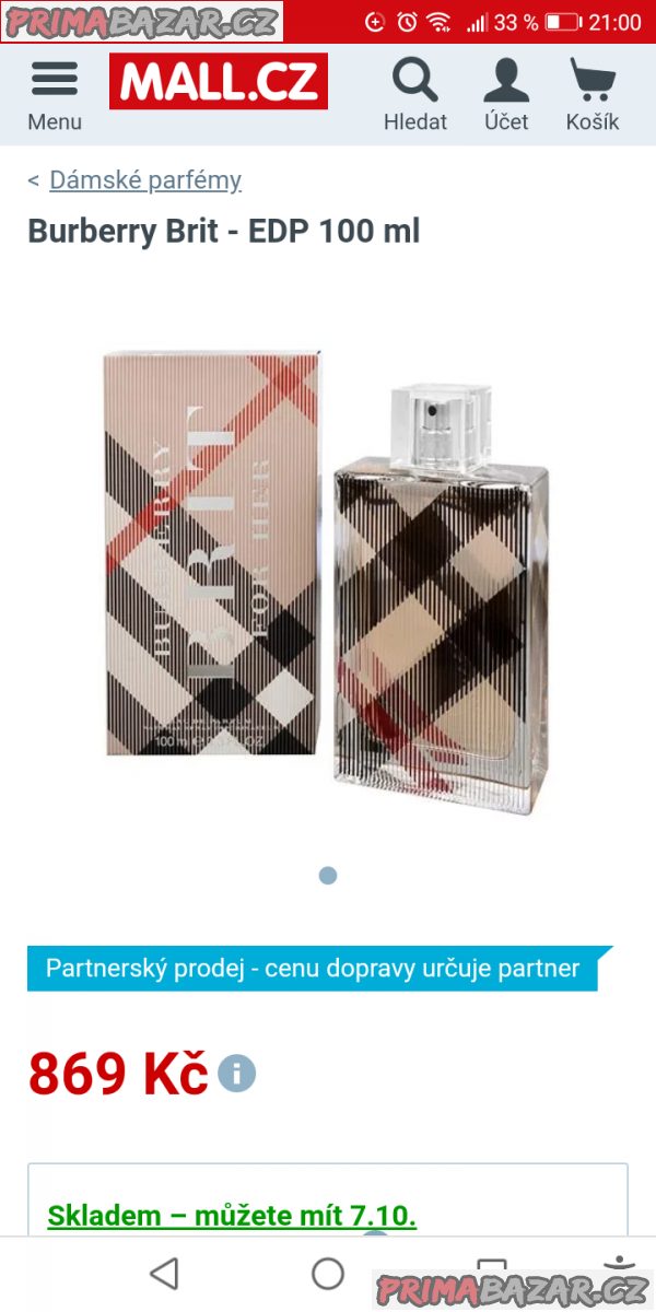 Burberry Brit for her