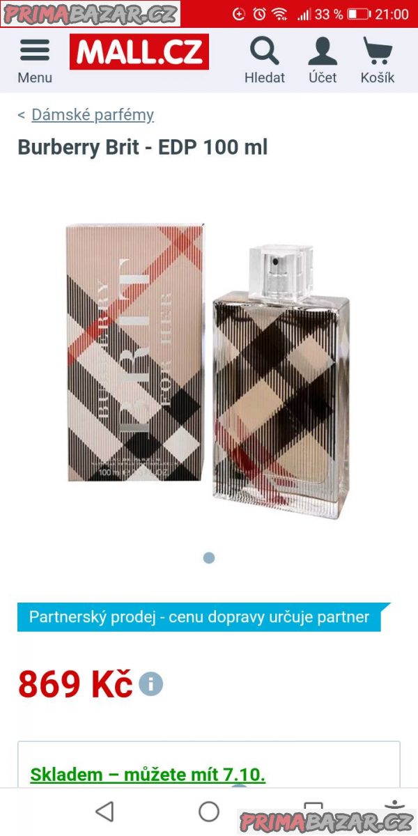 Burberry Brit for her Burberry Brit for her