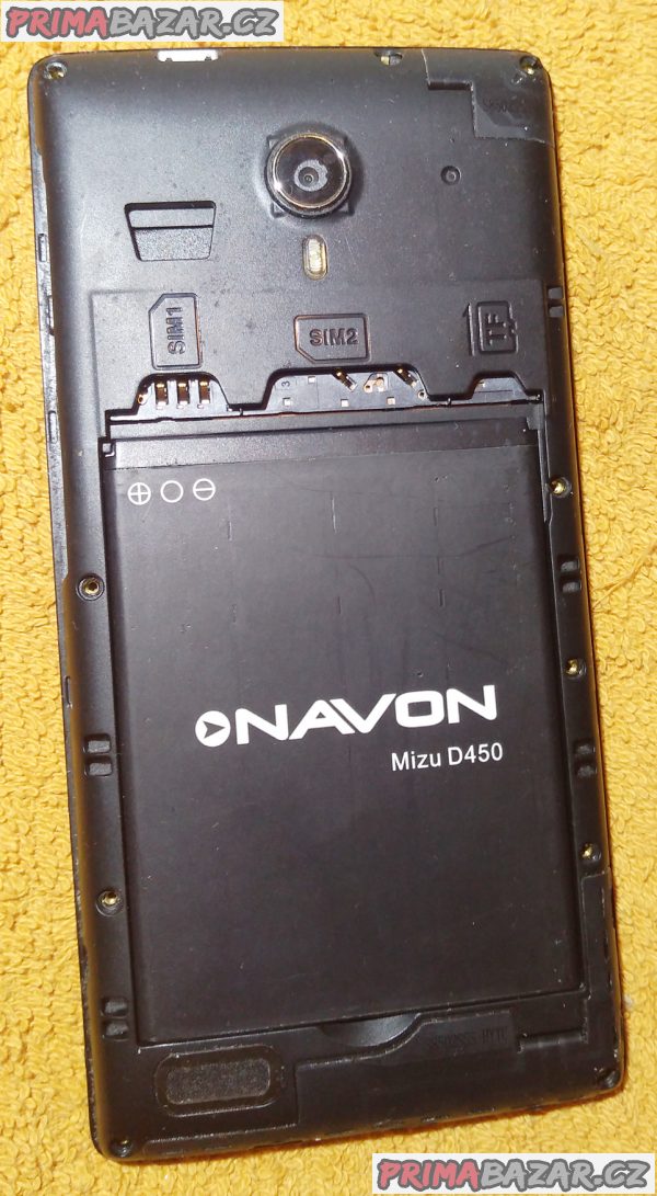 Navon Mizu D450 na 2 SIM - k opravě nebo na náhradní díly!!! Navon Mizu D450 na 2 SIM - k opravě nebo na náhradní díly!!!