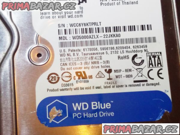 Rychlý HDD pro PC - WD 500 GB!!! Rychlý HDD pro PC - WD 500 GB!!!