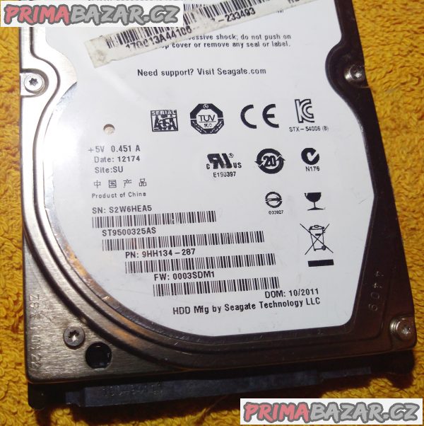 Rychlý HDD pro notebook - Seagate 500 GB!!! Rychlý HDD pro notebook - Seagate 500 GB!!!