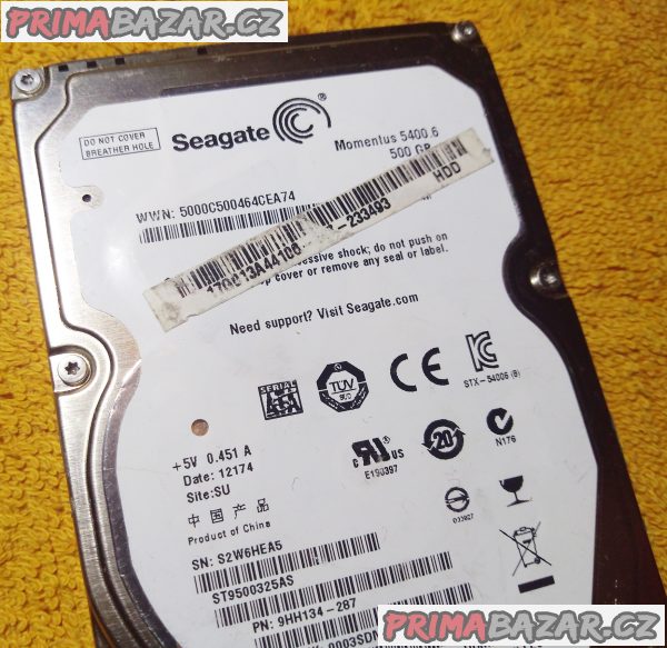 Rychlý HDD pro notebook - Seagate 500 GB!!! Rychlý HDD pro notebook - Seagate 500 GB!!!