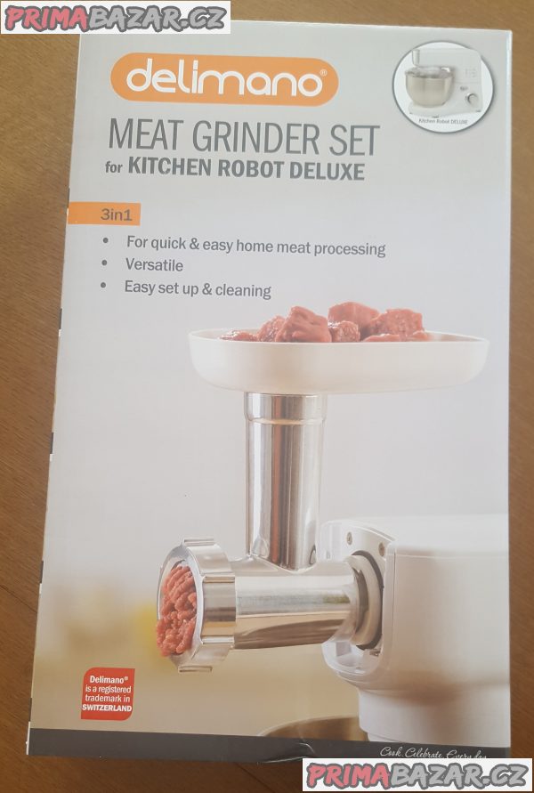 DELIMANO Grinder for kitchen robot deluxe