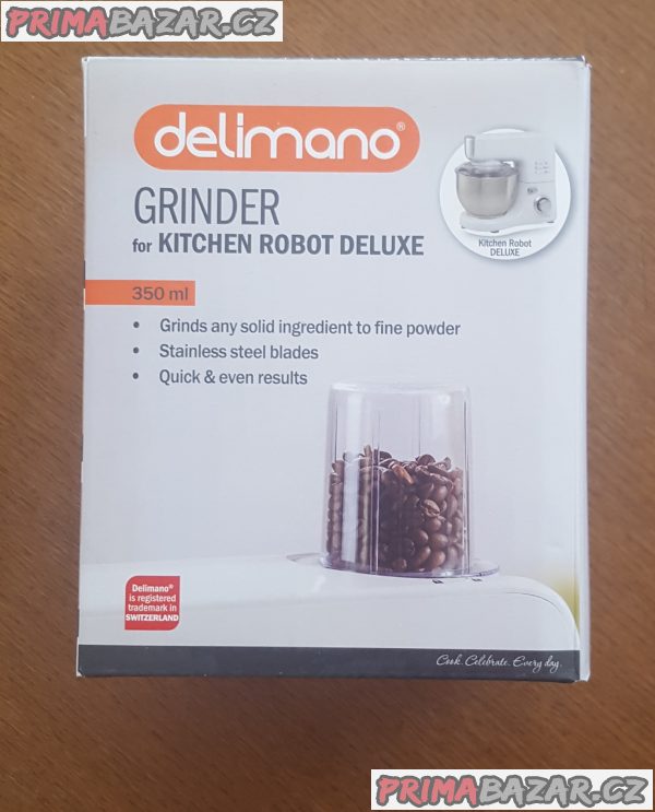 DELIMANO Grinder for kitchen robot deluxe