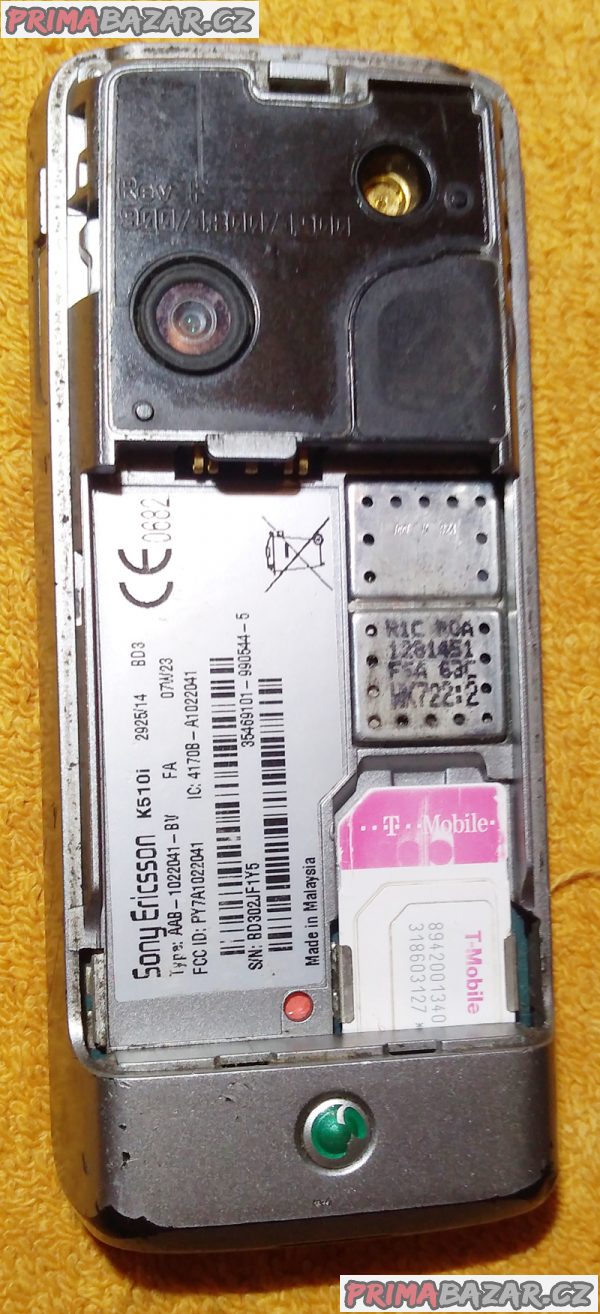 Sony Ericsson K510i - má 2 nedostatky!!!