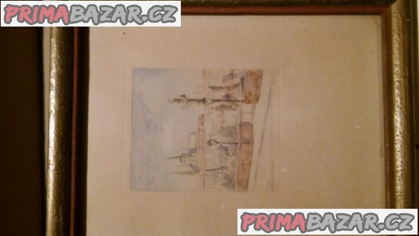 Akvarely staré Prahy Akvarely staré Prahy