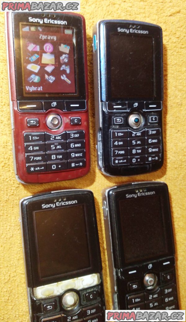 4x Sony Ericsson K750i - funkční s drobnými nedostatky!!! 4x Sony Ericsson K750i - funkční s drobnými nedostatky!!!