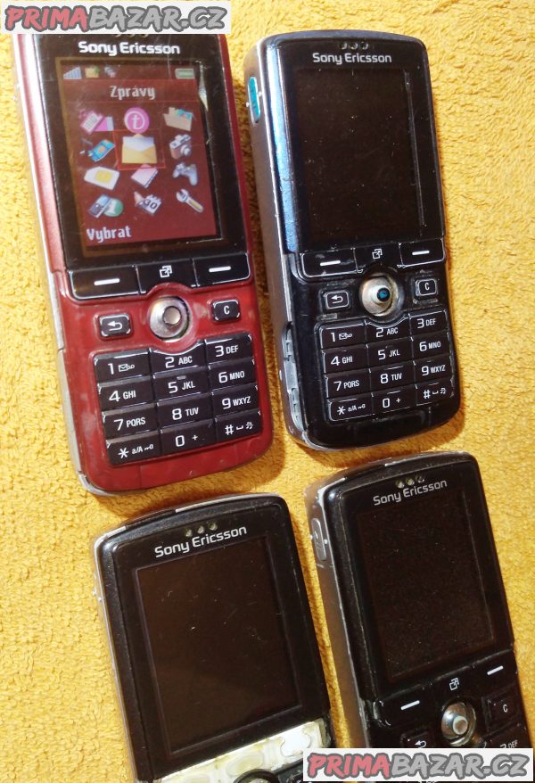 4x Sony Ericsson K750i - funkční s drobnými nedostatky!!! 4x Sony Ericsson K750i - funkční s drobnými nedostatky!!!