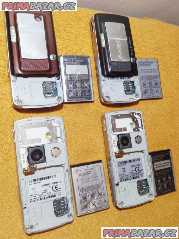 4x Sony Ericsson K750i - funkční s drobnými nedostatky!!! 4x Sony Ericsson K750i - funkční s drobnými nedostatky!!!