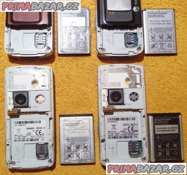 4x Sony Ericsson K750i - funkční s drobnými nedostatky!!! 4x Sony Ericsson K750i - funkční s drobnými nedostatky!!!