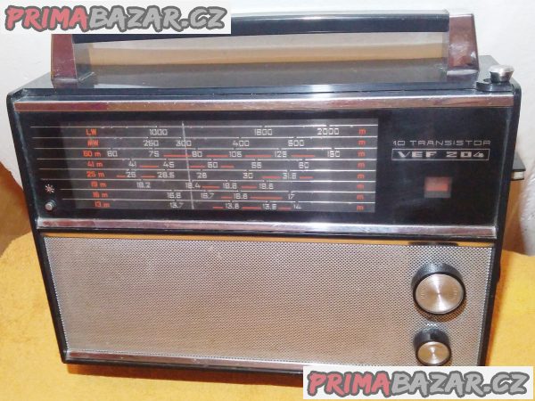 Retro rádio 10 Transistor VEF 204!!! Retro rádio 10 Transistor VEF 204!!!