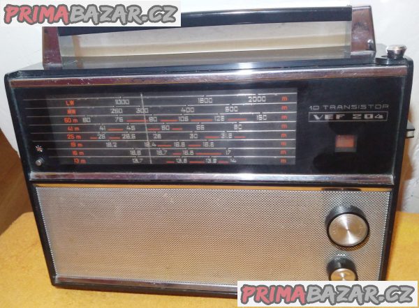 Retro rádio 10 Transistor VEF 204!!! Retro rádio 10 Transistor VEF 204!!!