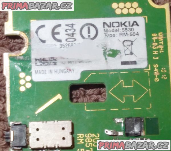 Nokia 5530 XpressMusic - základní deska!!! Nokia 5530 XpressMusic - základní deska!!!