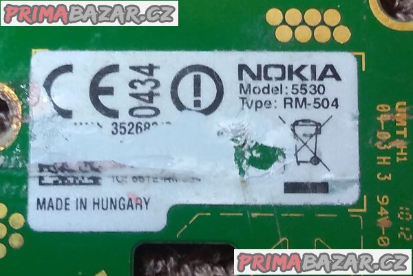Nokia 5530 XpressMusic - základní deska!!! Nokia 5530 XpressMusic - základní deska!!!