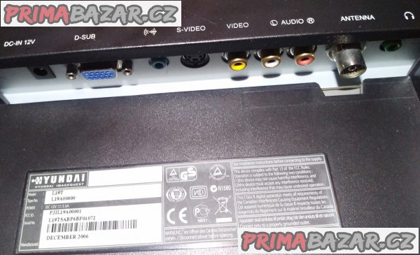 19" LCD monitor Hyundai s TV tunerem + 5 DÁRKŮ!!! 19" LCD monitor Hyundai s TV tunerem + 5 DÁRKŮ!!!