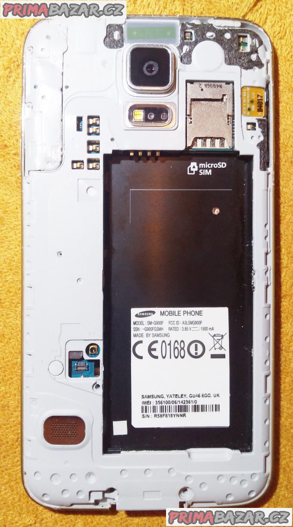 Samsung Galaxy S5 - 16 GB - na náhr. díly nebo k opravě!!! Samsung Galaxy S5 - 16 GB - na náhr. díly nebo k opravě!!!