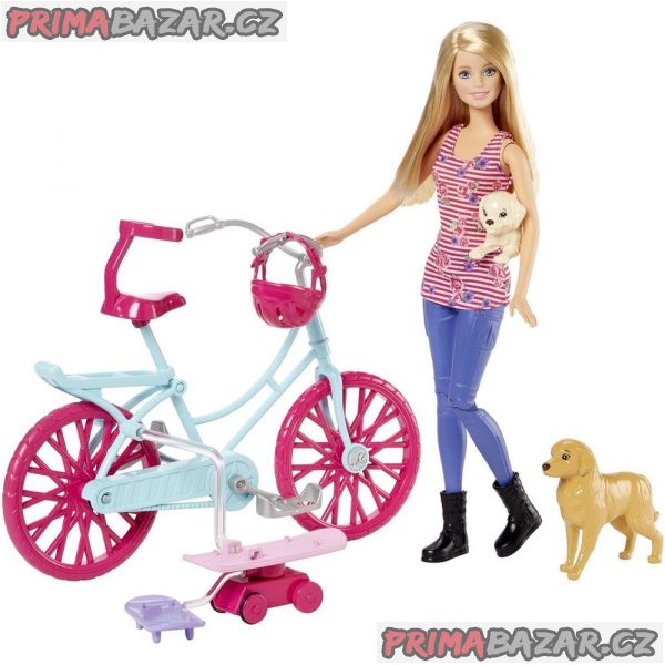 Barbie Cyklistka a psí akrobati