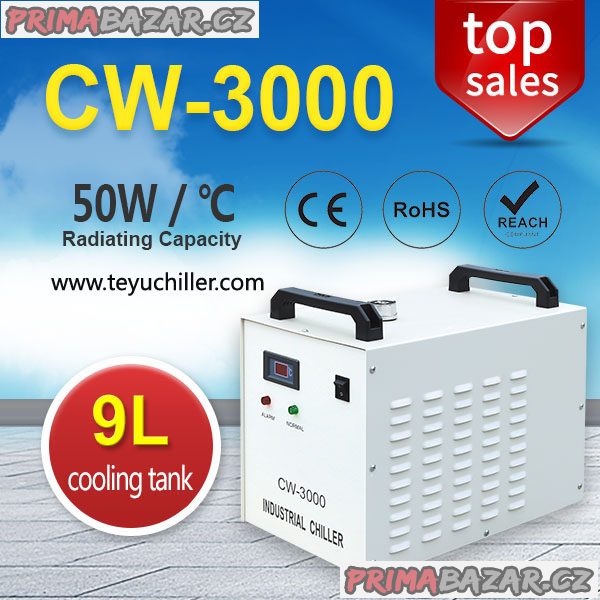 Vzduchem Chlazené Vodní Chladiče Cw-3000