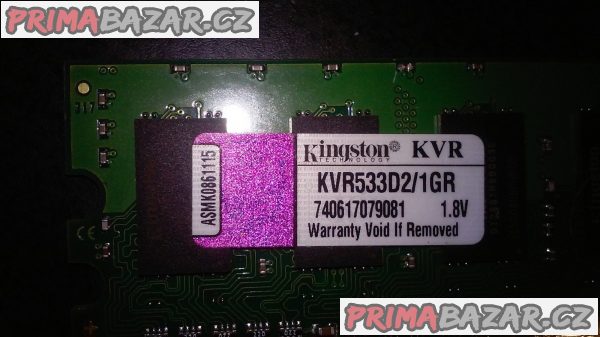 Pamet Kingston 1GB DDR2