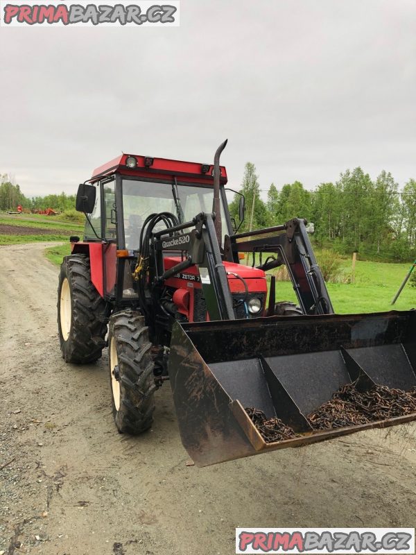 Traktor Zetor 7245 + kompletní čelní nakladač