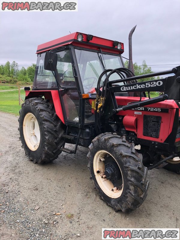 Traktor Zetor 7245 + kompletní čelní nakladač