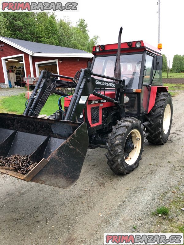 Traktor Zetor 7245 + kompletní čelní nakladač