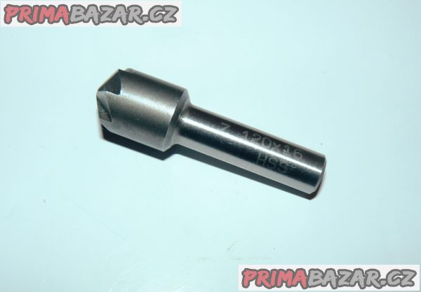 ZÁHLUBNÍK KUŽELOVÝ 120°x16 S VÁLCOVOU STOPKOU HSS ČR (NOVÝ) ZÁHLUBNÍK KUŽELOVÝ 120°x16 S VÁLCOVOU STOPKOU HSS ČR (NOVÝ)