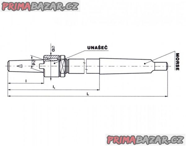 Držák 10x2 (10/M2)  nástrčných výstružníků a výhrubníků ČR