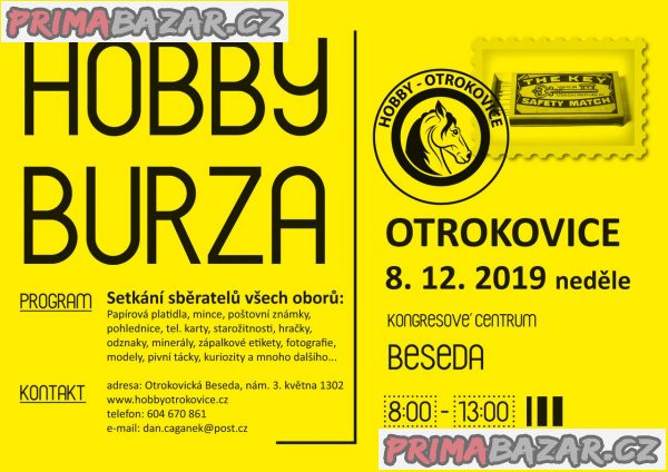 Hobby burza, Otrokovice, neděle 8.12.