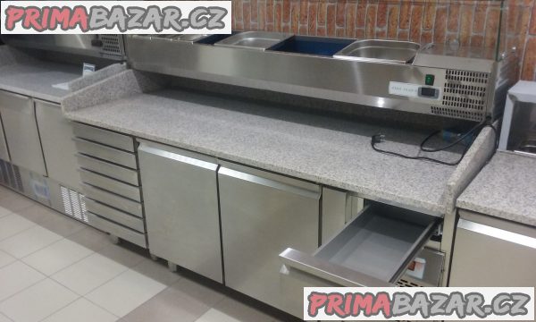 Pizza stůl s chladící nástavbou Pizza stůl s chladící nástavbou