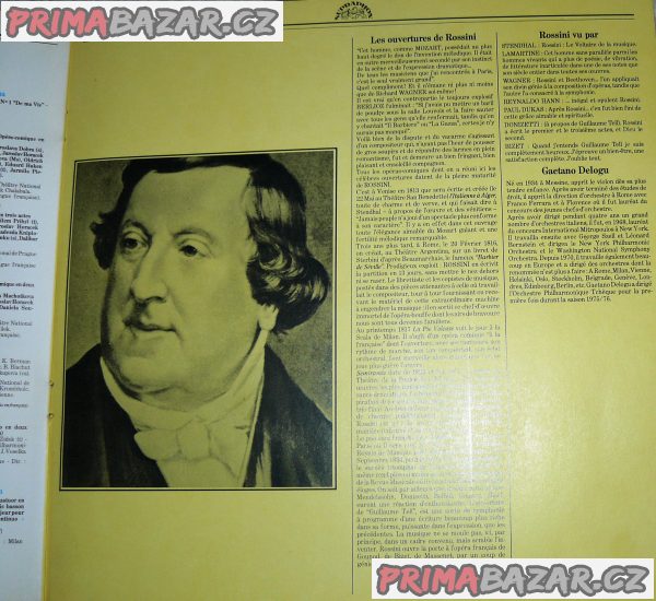 LP - G. ROSSINI "Overtury"- Gaetano DELOGU, r.1978