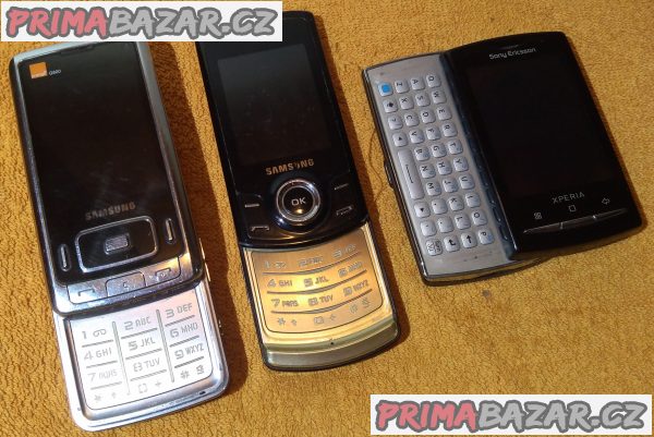 Samsung G800 +Samsung S5200 +Sony E. U20i -k opravě!!!