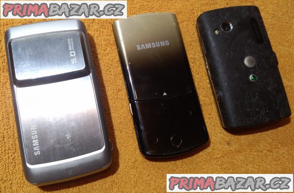 Samsung G800 +Samsung S5200 +Sony E. U20i -k opravě!!!