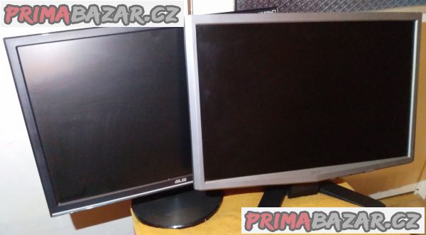 6x LCD monitory - 100 % funkční a levně!!!