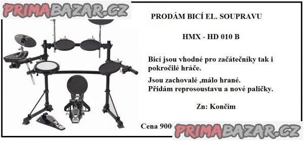 Prodám el.bicí