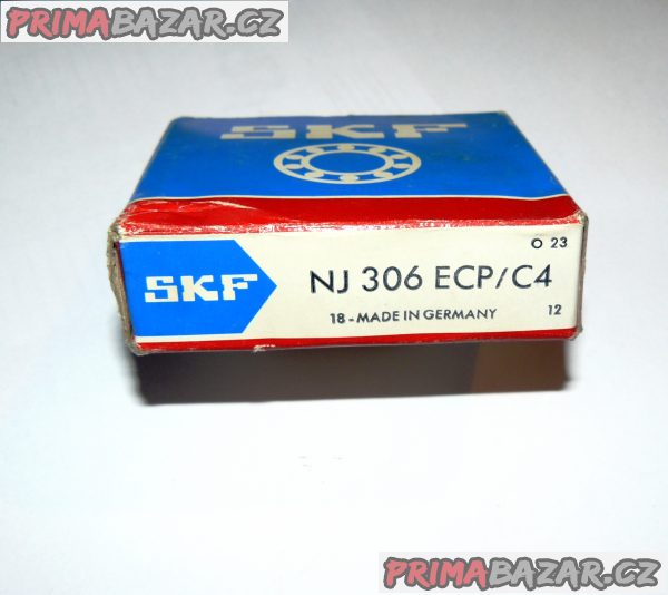 Ložisko NJ 306 ECP/C4 válečkové SKF Německo (NOVÉ)