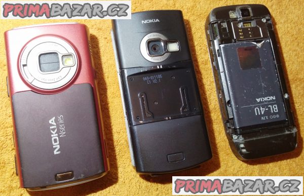 Nokia N95 +Nokia N70 +Nokia E66 -k opravám!!!