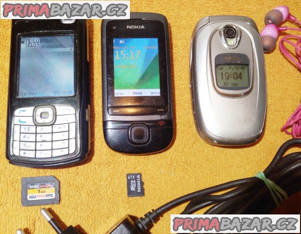 Nokia N70-1 +Nokia C2-05 +LG C3310 -100% funkční!!! Nokia N70-1 +Nokia C2-05 +LG C3310 -100% funkční!!!