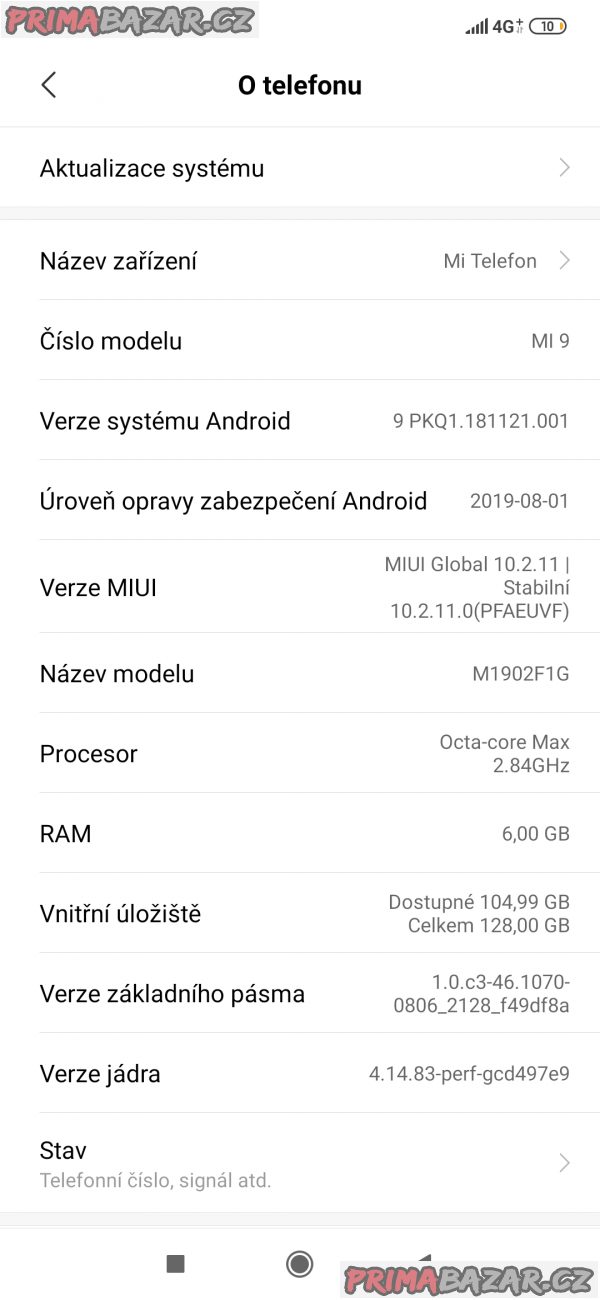 Prodám telefon Xiaomi mi 9