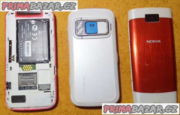 Alcatel 2010D +Nokia N86-1 +Nokia X3-02 -k opravám nebo na ND!!!