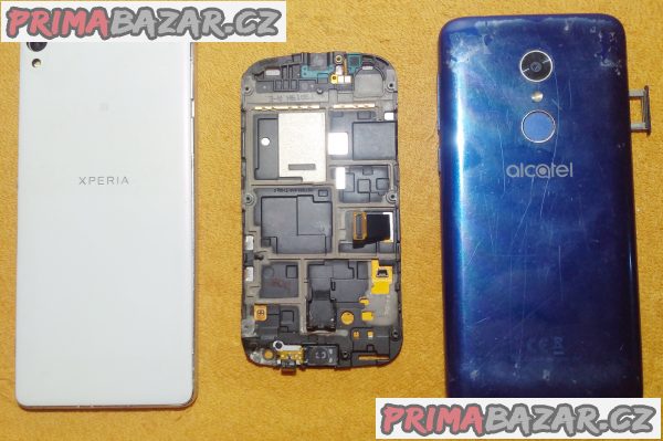 Alcatel 3 +Sony Xperia XA dual +Samsung G. Trend -k opravám nebo na ND!!!