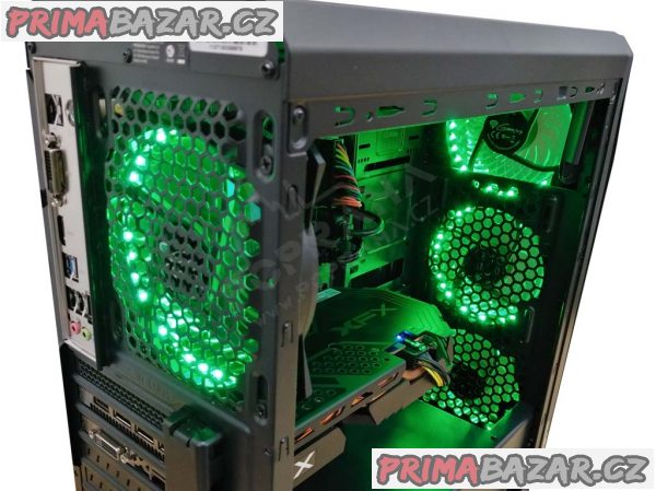 Herní levné PC II – RX 580 8GB / DDR4 16GB G.Skill / SSD + HDD