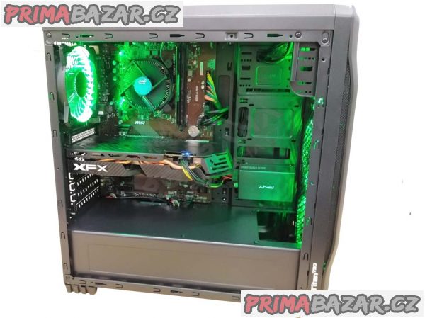 Herní levné PC II – RX 580 8GB / DDR4 16GB G.Skill / SSD + HDD