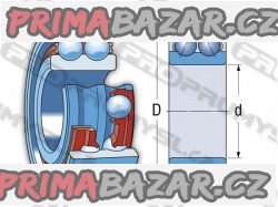 Ložisko 3210  ZKL ČR- dvouřadé kuličkové ložisko 