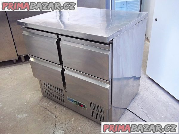 PROFI nerezový chladící stůl saladeta KBS S901-4D